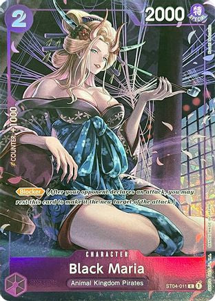 Black Maria (Premium Card Collection -BANDAI CARD GAMES Fest. 23-24 Edition-) (ST04-011) - One Piece Promotion Cards Foil