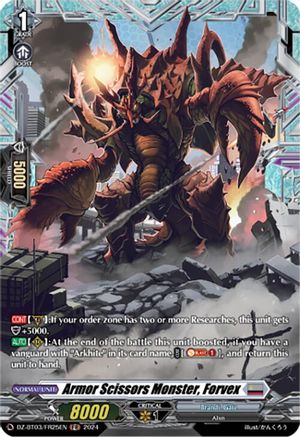 Armor Scissors Monster, Forvex (FR) (DIMENSIONAL TRANSCENDENCE)