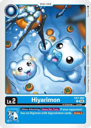 Hiyarimon (EX7-002) - Digimon LIBERATOR