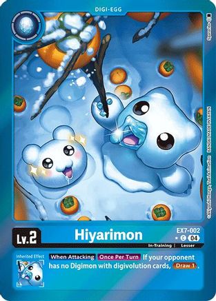 Hiyarimon (Foil) (EX7-002) - Digimon LIBERATOR Foil