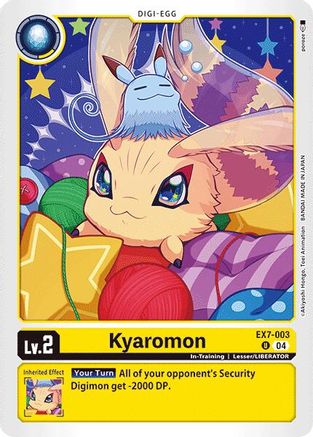 Kyaromon (EX7-003) - Digimon LIBERATOR