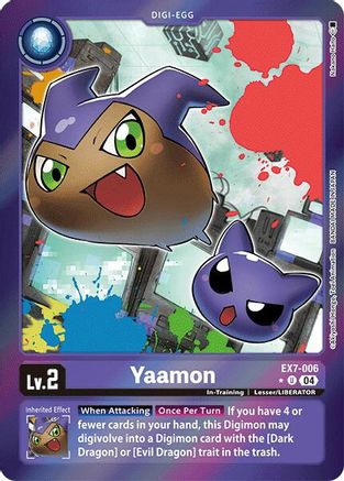 Yaamon (Foil) (EX7-006) - Digimon LIBERATOR Foil