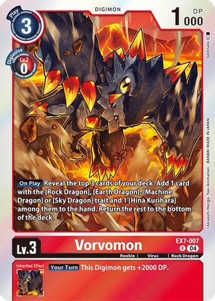 Vorvomon (EX7-007) - Digimon LIBERATOR Foil