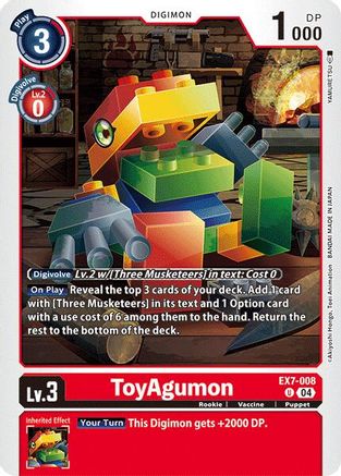 ToyAgumon - EX7-008 (EX7-008) - Digimon LIBERATOR