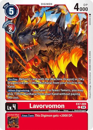 Lavorvomon (EX7-009) - Digimon LIBERATOR