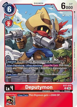 Deputymon (EX7-010) - Digimon LIBERATOR Foil