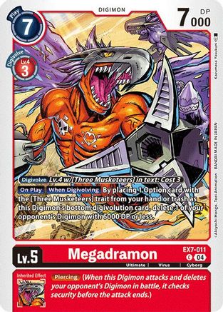 Megadramon (EX7-011) - Digimon LIBERATOR