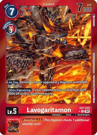 Lavogaritamon (Foil) (EX7-012) - Digimon LIBERATOR Foil