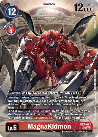 MagnaKidmon (Alternate Art) (EX7-013) - Digimon LIBERATOR Foil