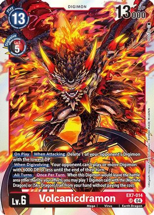 Volcanicdramon (EX7-014) - Digimon LIBERATOR Foil