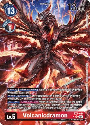 Volcanicdramon (Alternate Art) (EX7-014) - Digimon LIBERATOR Foil