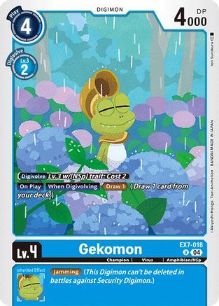 Gekomon (EX7-018) - Digimon LIBERATOR