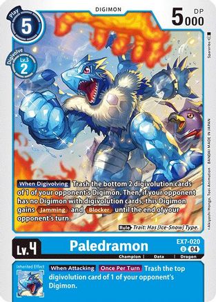 Paledramon (EX7-020) - Digimon LIBERATOR