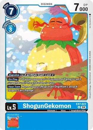 ShogunGekomon (EX7-022) - Digimon LIBERATOR