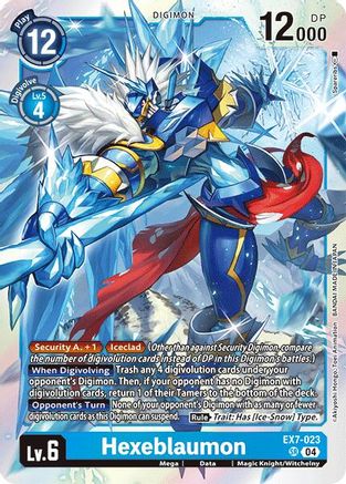 Hexeblaumon (EX7-023) - Digimon LIBERATOR Foil