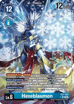 Hexeblaumon (Alternate Art) (EX7-023) - Digimon LIBERATOR Foil