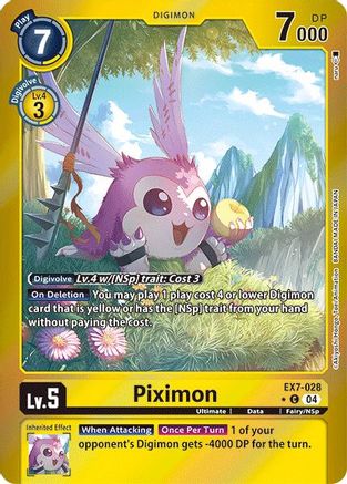 Piximon (Foil) (EX7-028) - Digimon LIBERATOR Foil