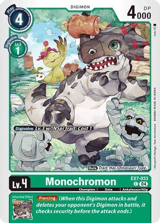 Monochromon (EX7-033) - Digimon LIBERATOR