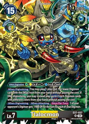 Tlalocmon (EX7-037) - Digimon LIBERATOR Foil