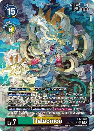 Tlalocmon (Alternate Art) (EX7-037) - Digimon LIBERATOR Foil