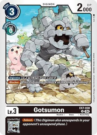 Gotsumon (EX7-038) - Digimon LIBERATOR