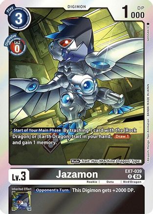 Jazamon (EX7-039) - Digimon LIBERATOR Foil