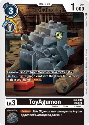 ToyAgumon - EX7-040 (EX7-040) - Digimon LIBERATOR