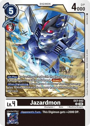 Jazardmon (EX7-042) - Digimon LIBERATOR