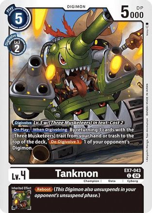 Tankmon (EX7-043) - Digimon LIBERATOR