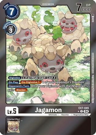 Jagamon (Foil) (EX7-045) - Digimon LIBERATOR Foil