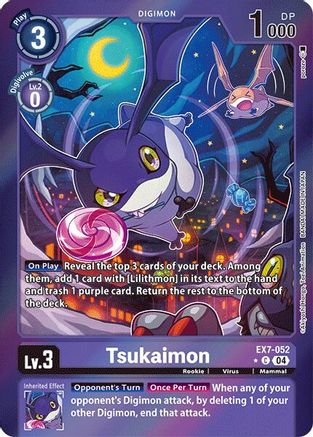 Tsukaimon (Foil) (EX7-052) - Digimon LIBERATOR Foil