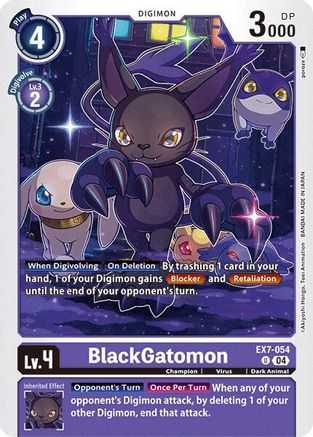 BlackGatomon (EX7-054) - Digimon LIBERATOR