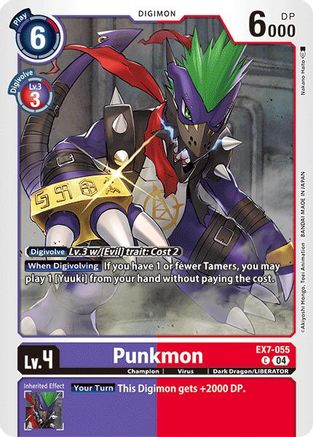 Punkmon (EX7-055) - Digimon LIBERATOR