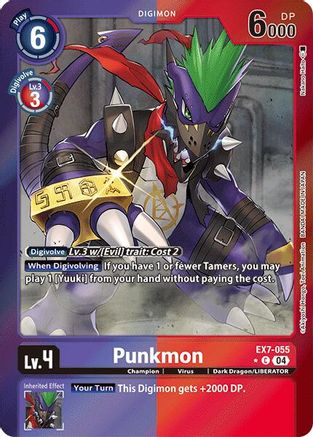 Punkmon (Foil) (EX7-055) - Digimon LIBERATOR Foil