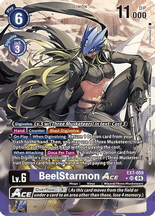 BeelStarmon ACE (Alternate Art) (EX7-059) - Digimon LIBERATOR Foil