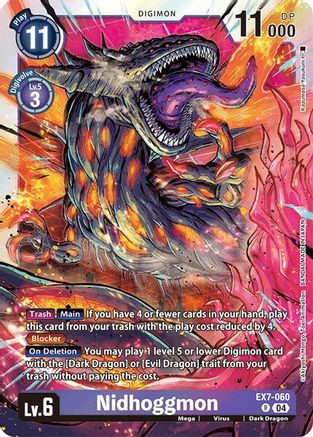 Nidhoggmon (EX7-060) - Digimon LIBERATOR Foil