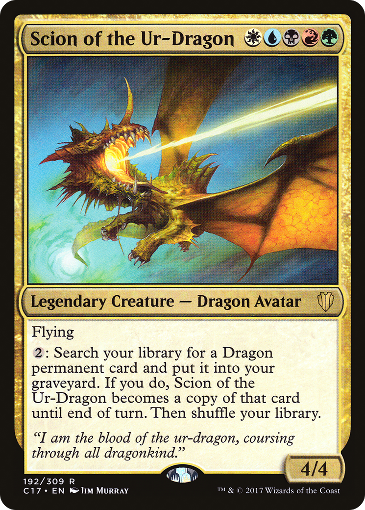 Scion of the Ur-Dragon (C17-192) - Commander 2017