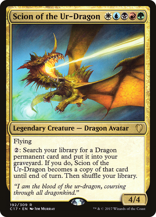 Scion of the Ur-Dragon (C17-192) - Commander 2017