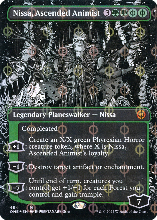 Nissa, Ascended Animist Borderless Step-Compleated 454