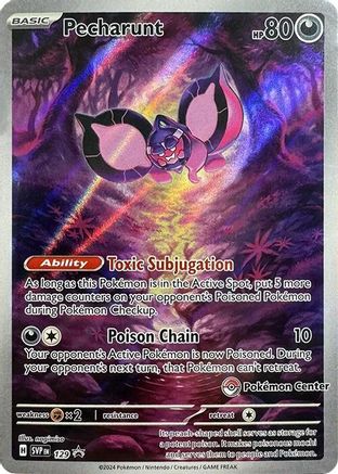 Pecharunt - 129 (Pokemon Center Exclusive) 129 - SV Scarlet & Violet Promo Cards Holofoil