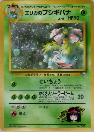 Erika's Venusaur  - Challenge from the Darkness Holofoil JPN
