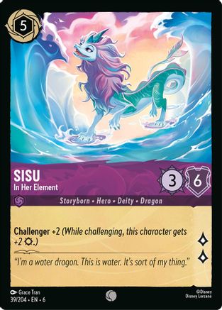 Sisu - In Her Element (39/204) - Azurite Sea Cold Foil