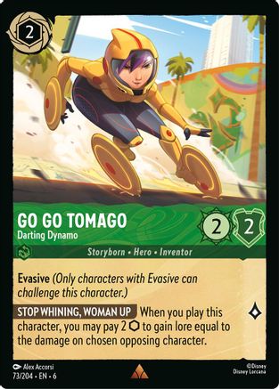 Go Go Tomago - Darting Dynamo (73/204) - Azurite Sea Cold Foil