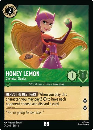 Honey Lemon - Chemical Genius (74/204) - Azurite Sea Cold Foil