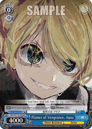 Flames of Vengeance, Aqua (RRR) (OSK/S107-TE15R RRR) - [OSHI NO KO]