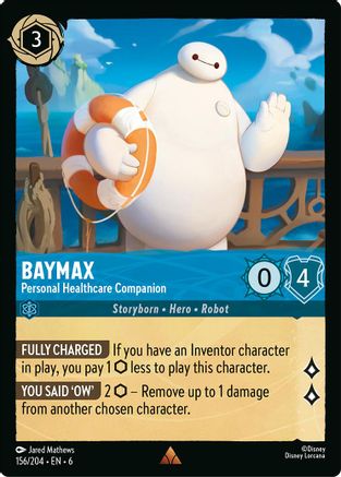 Baymax - Personal Healthcare Companion (156/204) - Azurite Sea