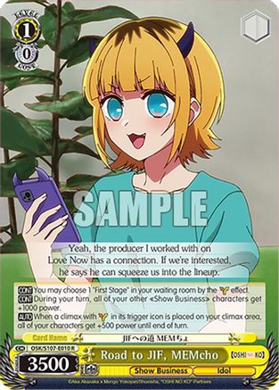 Road to JIF, MEMcho (OSK/S107-E010 R) - [OSHI NO KO]
