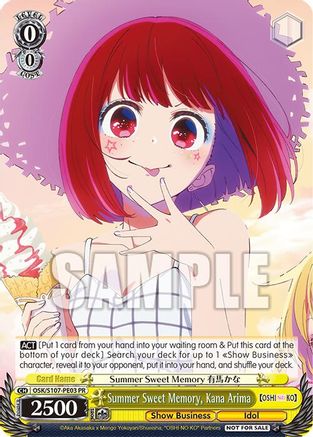 Summer Sweet Memory, Kana Arima (OSK/S107-PE03 PR) - [OSHI NO KO]