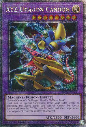 XYZ-Dragon Cannon (Alternate Art) (MP24-EN011) - 25th Anniversary Tin: Dueling Mirrors 1st Edition