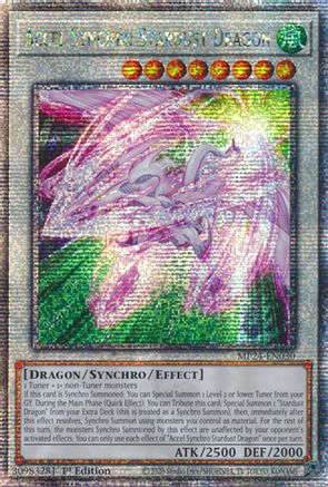 Accel Synchro Stardust Dragon (MP24-EN030) - 25th Anniversary Tin: Dueling Mirrors 1st Edition